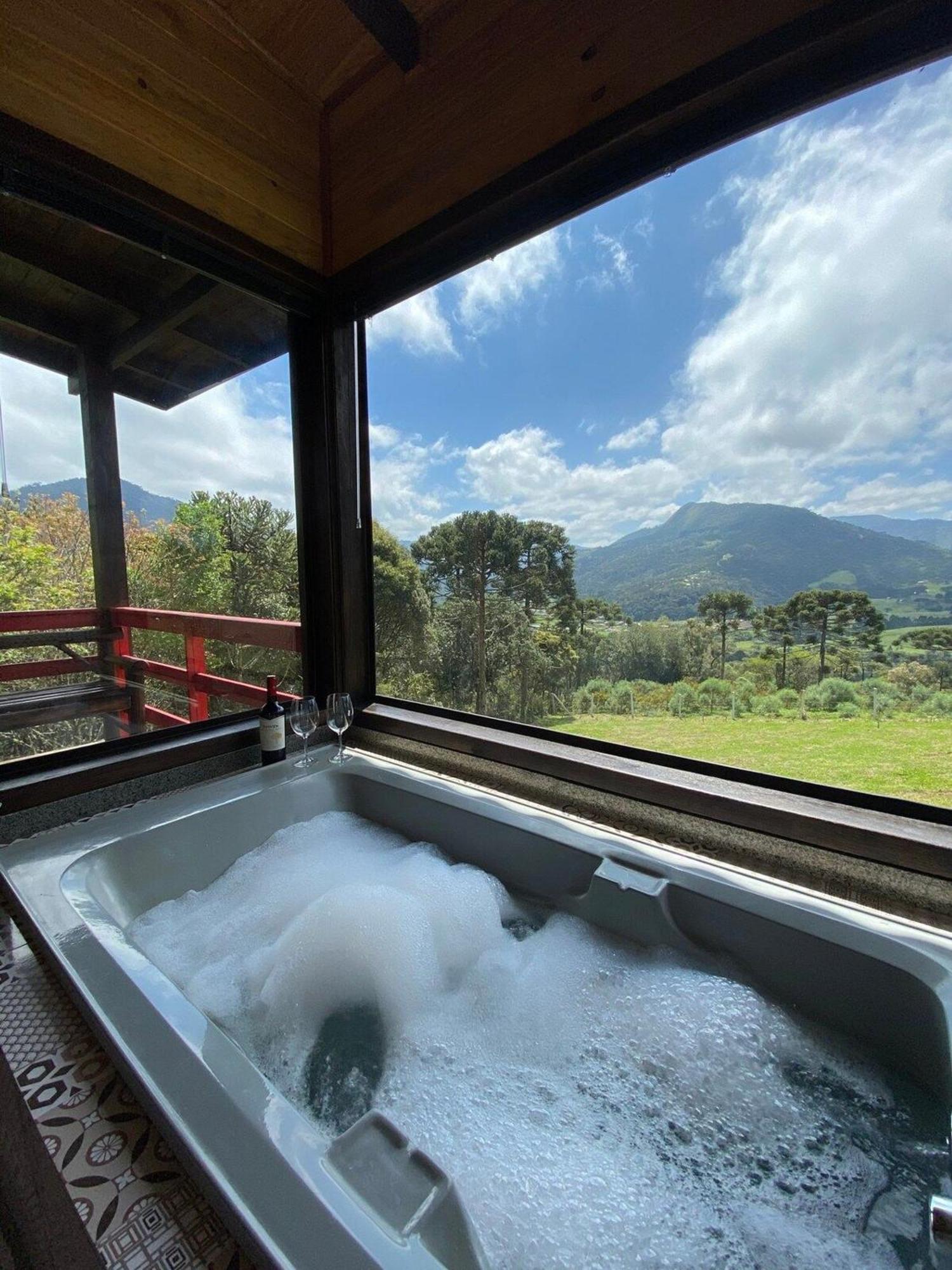 Chales Solar Da Montanha Urubici - Com Hidromassagem Экстерьер фото