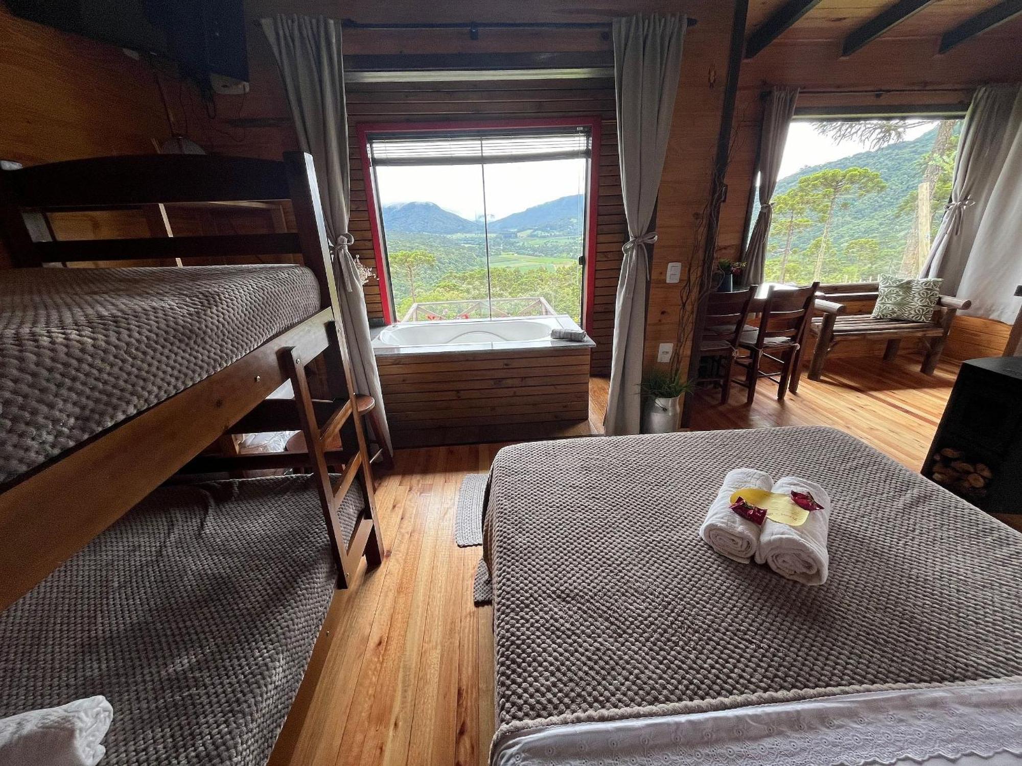 Chales Solar Da Montanha Urubici - Com Hidromassagem Экстерьер фото